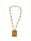 Hanuman Ji Tulsi Kanthi Mala with Locket | Spiritual Japa Mala with Sri Sita Ram Carved Beads | Bageshwar Dham Inspired Bajrang Bali Wood Chain for Men & Women - Achleshwar