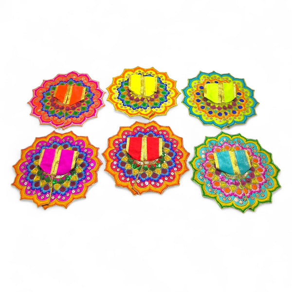 Laddu Gopal poshak/Dress | Bal Gopal Poshak Handmade Embroidered Dress with jhari Work Size 0 to 6