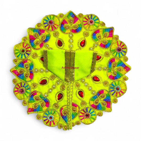 Laddu Gopal poshak/Dress | Bal Gopal PoshakSize 1 Handmade Jari & Stone Work