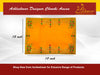 Designer Velvet Embroidered Yellow Pooja Aasan Cloth - Achleshwar
