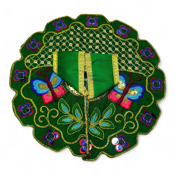 Laddu Gopal poshak/Dress | Bal Gopal Poshak Handmade Embroidered Dress with jhari Work Size 0 to 6