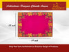 Designer Pink Velvet Embroidered Pooja Aasan - Achleshwar