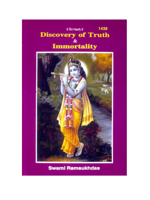 Gitapress Discovery of truth & Immortality (1438)
