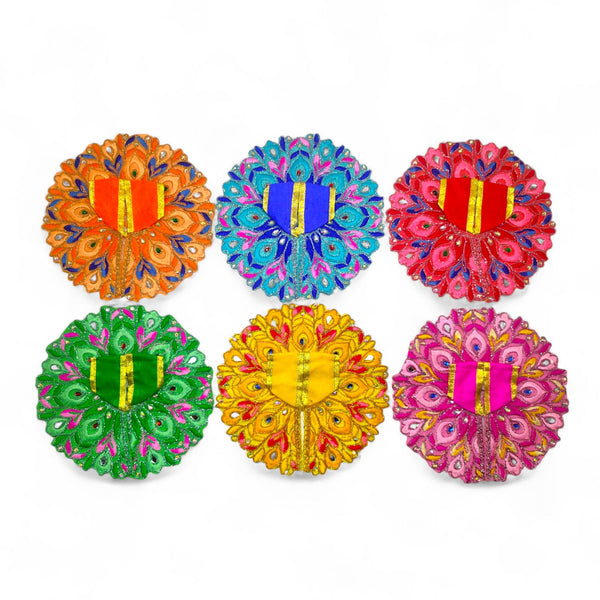 Laddu Gopal poshak/Dress | Bal Gopal Poshak Handmade Embroidery Stone & Jari Work Size 0 to 6