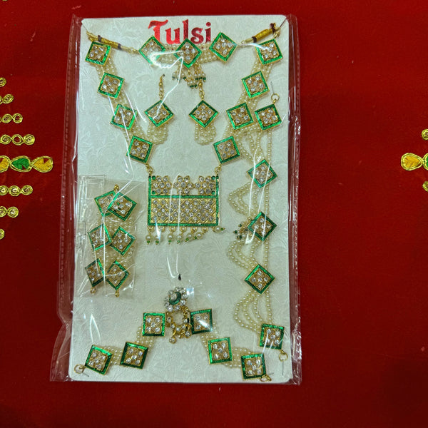 Devi Idol Traditional Jewellery Shringar Set Decor 247 - Achleshwar