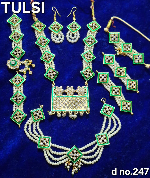 Devi Idol Traditional Jewellery Shringar Set Decor 247 - Achleshwar
