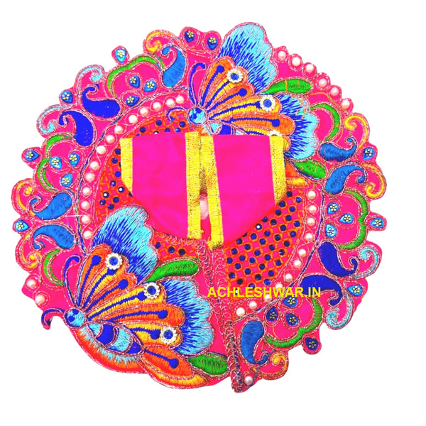 Laddu Gopal poshak/Dress | Bal Gopal Poshak Handmade Embroidered Dress with Pearl Work Size 5