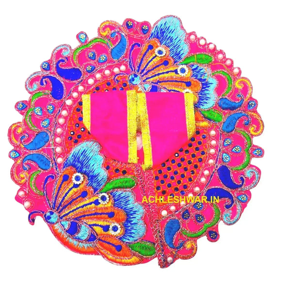 Laddu Gopal poshak/Dress | Bal Gopal Poshak Handmade Embroidered Dress with Pearl Work Size 6 - Achleshwar