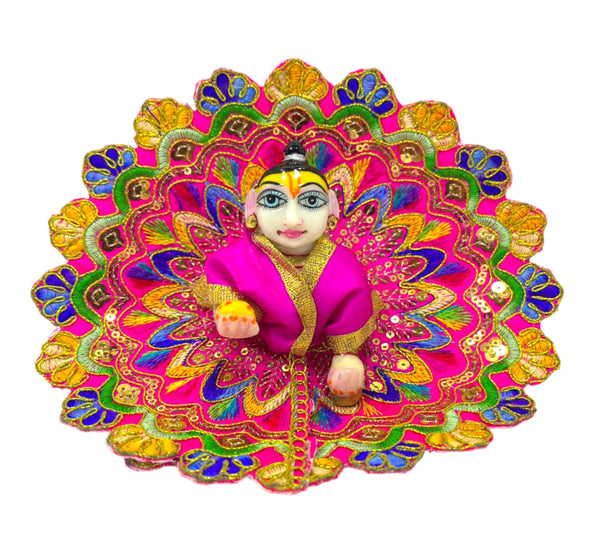 Laddu Gopal poshak/Dress | Bal Gopal Poshak Handmade Embroidered Dresswith jari Size 0 to 6