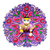Laddu Gopal poshak/Dress | Bal Gopal Poshak Handmade Flower Embroidered Dress Size 0 to 6 - Achleshwar