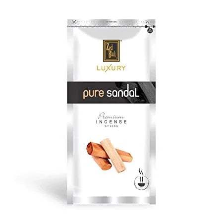 Luxury Pure Sandal agarbatti incense pouch with sandal sticks illustration