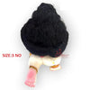 Ladoo Gopal Shinning Black Hair (3 No) - Achleshwar