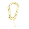 White Tulsi mala (108+1) Big Beads