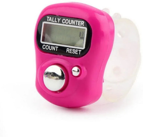 Mini Hand Tally Counter Finger Ring Digital Electronic Head Count - Achleshwar