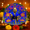 Premium Radha Naam Shringar for Laddu Gopal PoshakSize 0