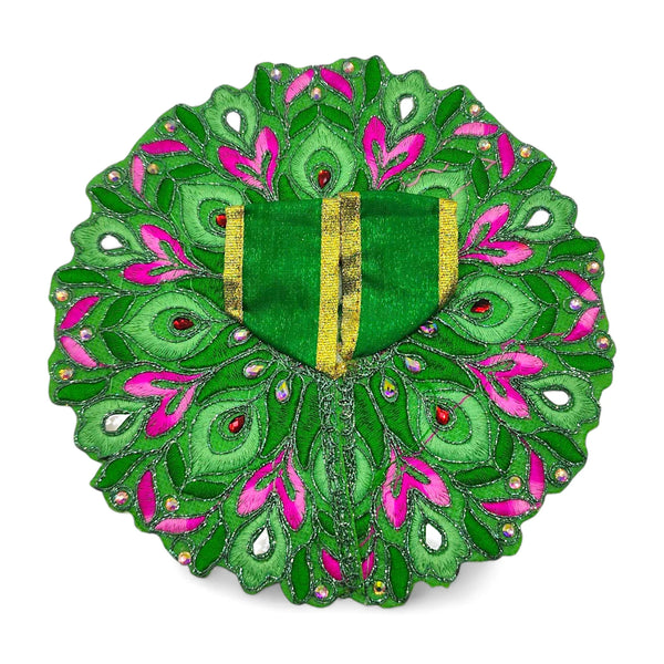 Laddu Gopal poshak/Dress | Bal Gopal Poshak Handmade Embroidery Stone & Jari Work Size 0 to 6 - Achleshwar
