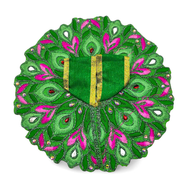 Laddu Gopal poshak/Dress | Bal Gopal Poshak Handmade Embroidery Stone & Jari Work Size 0 to 6