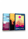 Achleshwar wiro Hard bound Size -A5 (6 by 9 inch) Note Pad Diary Ruled 80 pages-Notebook Diary In Rendom Design (Follow your dream)