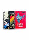 Achleshwar wiro Hard bound Size -A5 (6 by 9 inch) Note Pad Diary Ruled 80 pages-Notebook Diary In Rendom Design (Follow your dream)