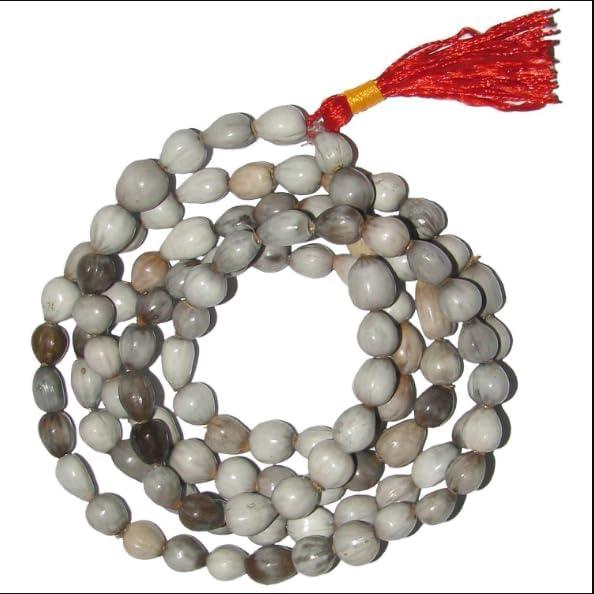 Original Vaijayanti Mala/Rosary Lab Certified 108+1 Beads with Premium Gomukhi Japa Bag by- - Achleshwar