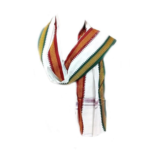 Pure Cotton Best Quality Gamcha/Patka White - Achleshwar