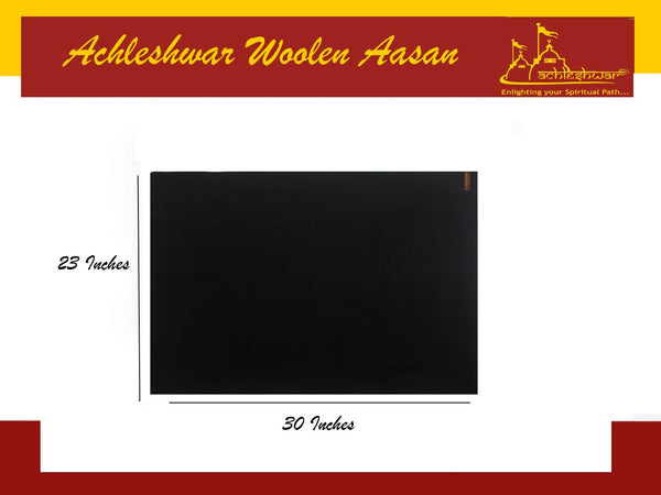 Black Woolen Pooja Aasan