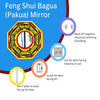 Plus Value Feng Shui Pakua Bagua Vastu Mirror Positive Energy - Achleshwar