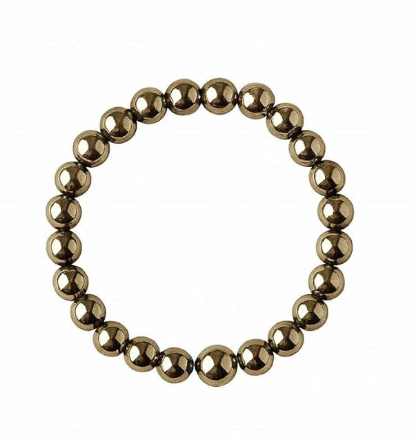 Achleshwar Raw Pyrite Bracelet Golden