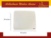 Yellow & White Woolen Pooja Aasan