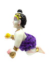 Premium Laddu Gopal Nappy Set with Grip, 6 Pieces, Size 2 no Assorted Multicolour - Achleshwar