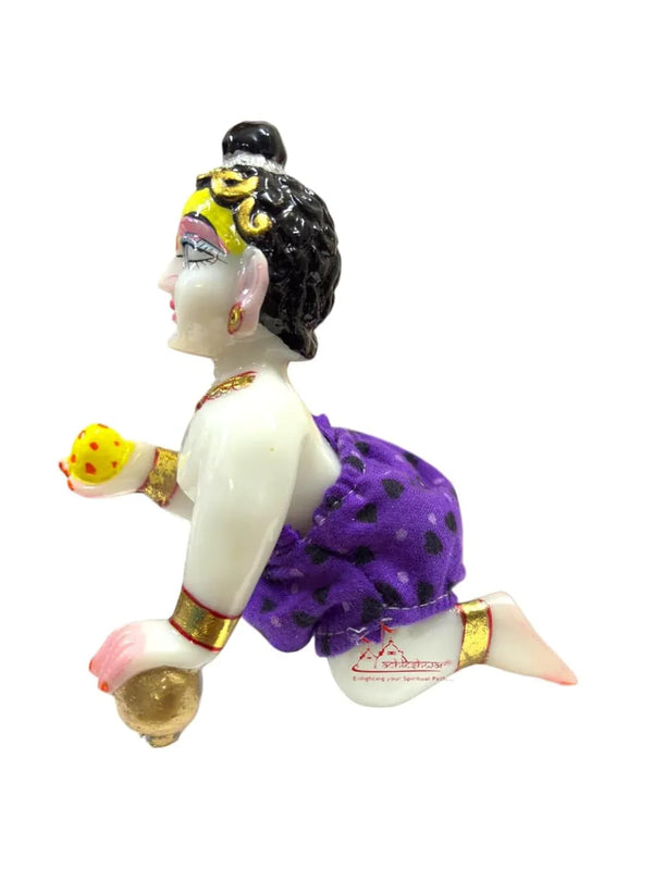 Premium Laddu Gopal Nappy Set with Grip, 6 Pieces, Size 2 no Assorted Multicolour - Achleshwar
