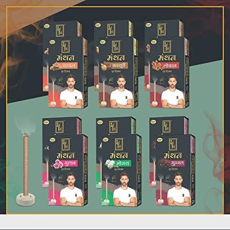 Manthan Dhoop Sticks in 6 Fragrances - Achleshwar