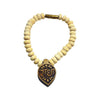 Small Original Tulsi Mala with Radha Pendant Design for God Idol | Mini Garland Haar for Car Dashboard Idols, Statues, and 0–6 No Laddu Gopal | Size: 7 cm - Achleshwar
