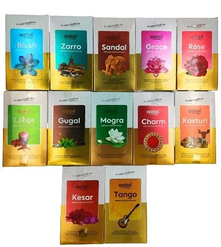 Dhoop Sticks in 12 Fragrances - Achleshwar