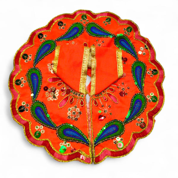 Laddu Gopal poshak/Dress | Bal Gopal Poshak Handmade Embroidered Dress with Stone & JariWork Size 0 to 6