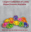 Premium Radha Naam Shringar for Laddu Gopal Poshak Size 6 - Achleshwar