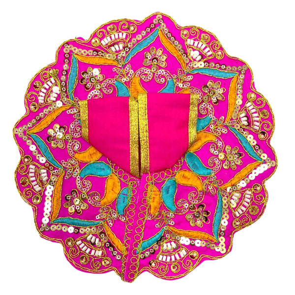 Laddu Gopal poshak/Dress | Bal Gopal Poshak Handmade Embroidered Dress with Stone & Jari Work Size 0 to 6 - Achleshwar