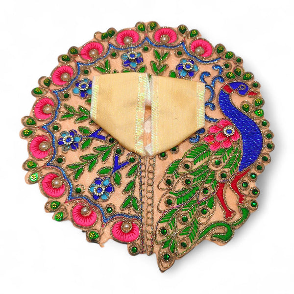 Laddu Gopal poshak/Dress | Bal Gopal Poshak Handmade Embroidered Dress with Stone & JariWork Size 0 to 6