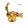 Vinay Premium Brass Jalheri with Sheshnag for Small Shivling – Traditional Pooja Stand