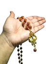 Achleshwar Rudraksha Mala Necklace with Trishool Pendant
