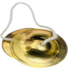 Metal Craft Brass Manjeera Traditional Instrument Indian Music hand Cymbal (3 Inches, Pair) - Achleshwar