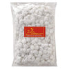 Pack of white cotton diya wicks, round wick tips in a clear bag