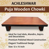 Puja Wooden Chowki - Achleshwar