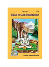 Spiritual book titled Ease in God-Realization, with swami meditation illustration on cover