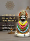 Decorative Khatu Shyam Ji Idol Polyresin Religious Statue 4 Inch for Car Dashboard - Achleshwar