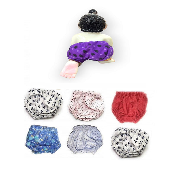 Achleshwar Achleshwar Premium Laddu Gopal Nappy Set with Grip, 6 Pieces, Size 5 no Assorted Multicolour
