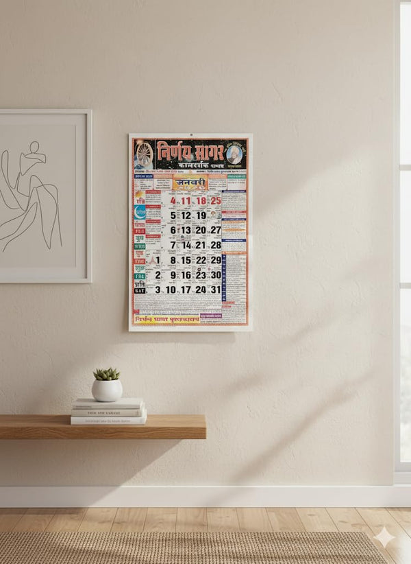 Achleshwar Nirnay Sagar Kaldarshak Hindi Calender 2026