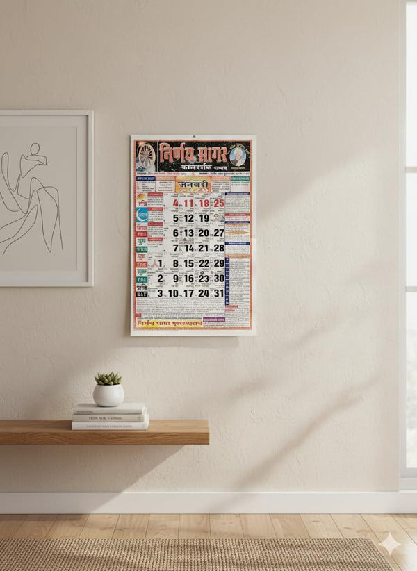 Nirnay Sagar Kaldarshak Hindi Calender 2026 - Achleshwar