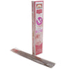 Parimal Pure Rose incense sticks box with thin bamboo incense sticks laid out