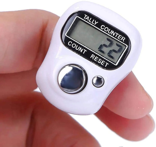 Mini Hand Tally Counter Finger Ring Digital Electronic Head Count - Achleshwar
